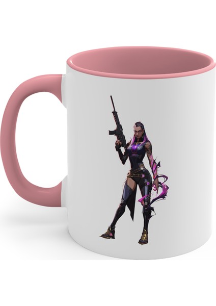 Özel Tasarım Renkli Valorant Kupası, Reyna Kupası, Valorant Fanları Için Eşsiz Hediyelik Kupa