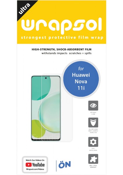 Huawei Nova 11i Ekran Koruyucu Tam Kaplayan Poliüretan Film fiyatları