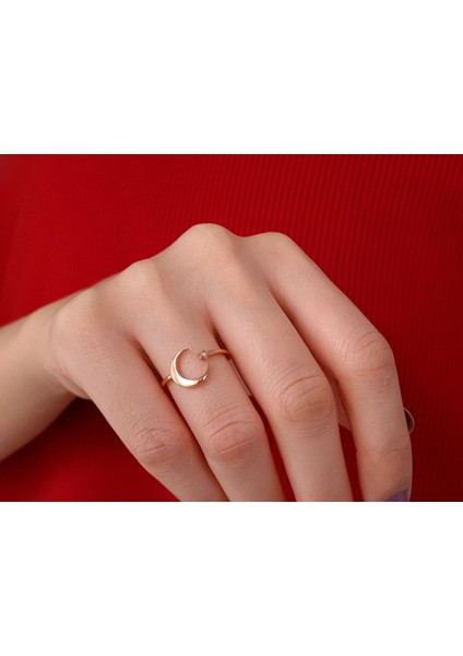 Pırlanta Ay Yıldız Yüzük 0442R0029 fırsatları