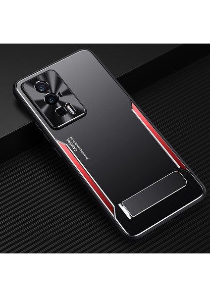 Xiaomi Poco F5 Pro 5g/redmi K60 5G/K60 Pro 5g Kickstand Telefon Kapağı Tpu + Alüminyum Alaşım Kılıfı (Yurt Dışından)