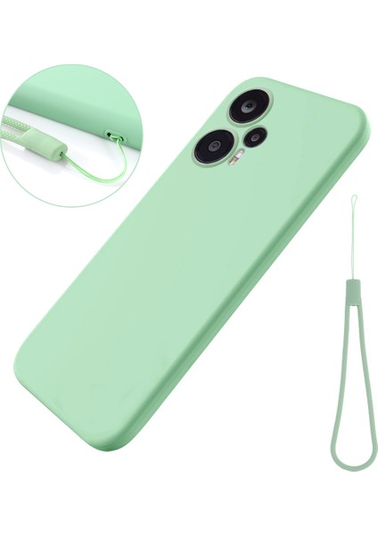 Xiaomi Poco F5 5g/redmi Note 12 Turbo, Yumuşak Astar+Sıvı Silikon Akıllı Telefon Kasası Kılıflı Kılıf (Yurt Dışından)