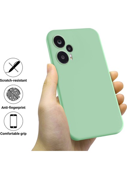Xiaomi Poco F5 5g/redmi Note 12 Turbo, Yumuşak Astar+Sıvı Silikon Akıllı Telefon Kasası Kılıflı Kılıf (Yurt Dışından) fiyatları