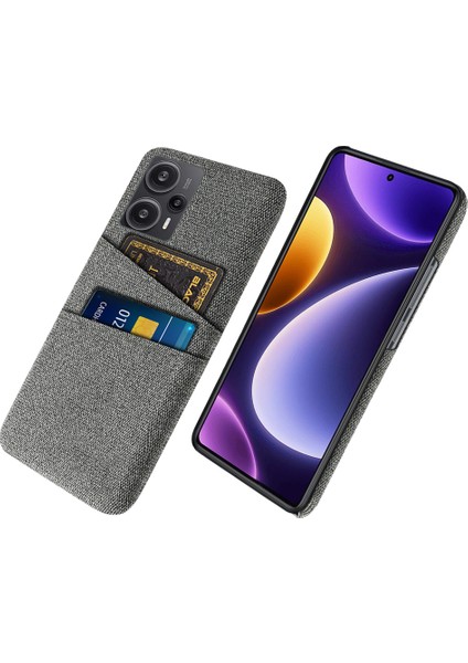 Xiaomi Redmi Note 12 Turbo/poco F5 5g Telefon Kılıfı Sert Pc + Bez Çift Kart Yuvaları Kapak (Yurt Dışından)