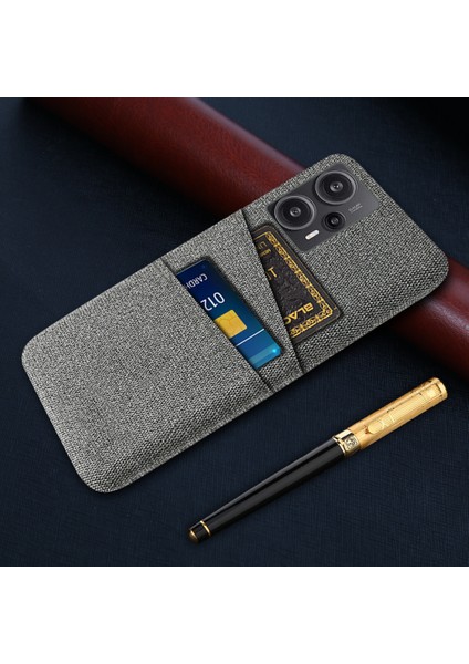Xiaomi Redmi Note 12 Turbo/poco F5 5g Telefon Kılıfı Sert Pc + Bez Çift Kart Yuvaları Kapak (Yurt Dışından)