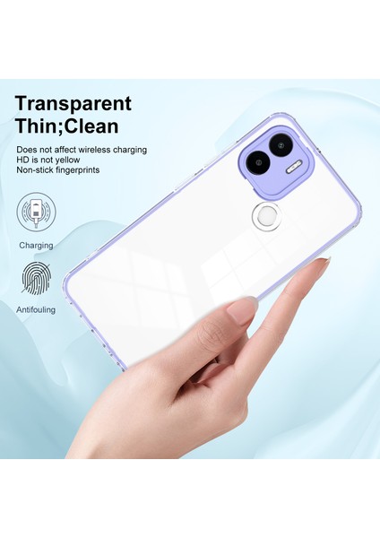 Xiaomi Redmi A1+ 4g/redmi A2+ 4g/poco C50 4g Tpu+ Pc Temiz Telefon Kılıf Önleme Önleyici Kapak (Yurt Dışından) fırsatları