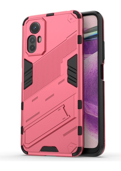 Xiaomi Redmi Note 12S 4g Kickstand Anti-Drop Case Pc + Tpu Şok Geçirmez Telefon Kapağı (Yurt Dışından)