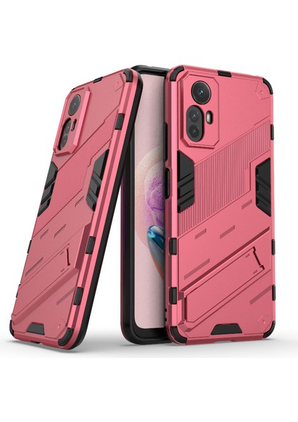 Xiaomi Redmi Note 12S 4g Kickstand Anti-Drop Case Pc + Tpu Şok Geçirmez Telefon Kapağı (Yurt Dışından)