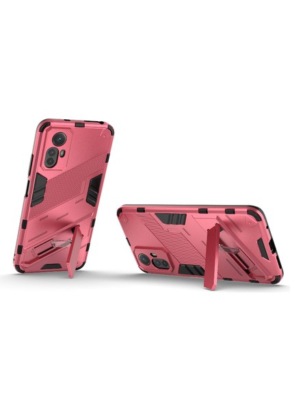 Xiaomi Redmi Note 12S 4g Kickstand Anti-Drop Case Pc + Tpu Şok Geçirmez Telefon Kapağı (Yurt Dışından)