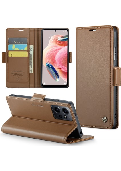 Xiaomi Redmi Note 12 4g Rfıd Stand Cüzdanı ile Telefon Kapağı (Yurt Dışından)