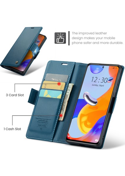 Xiaomi Redmi Note 11 Pro 4g (Mediatek)/note 11 Pro 5g (Qualcomm)/note 12 Pro 4g Rfıd Engelleme Telefon Kapağı (Yurt Dışından)