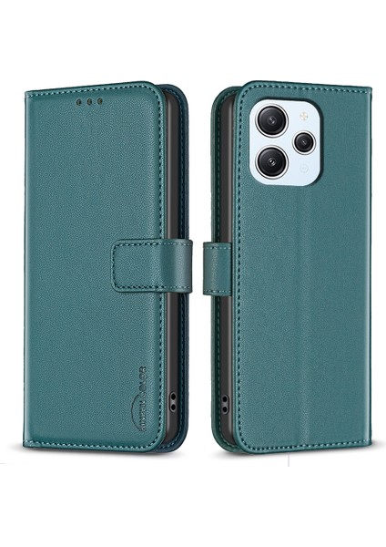 Xiaomi Redmi 12 4g Çizgiye Dönüş Anti Telefon Kapak Standı Tpu+Pu Deri Kılıf Cüzdanı (Yurt Dışından)
