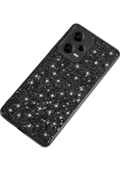 Xiaomi Redmi Note 12 Pro 5g Glitter Pulins Telefon Kılıfı Elektrokaplama Tpu Çerçevesi Pc Şok Geçirmez Kapak (Yurt Dışından)