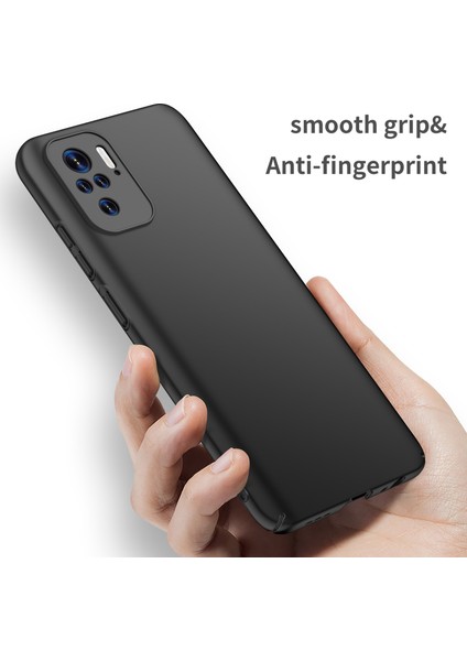 Xiaomi Redmi Note 10 4g/note 10S Düz Renk Anti-Drop Cover Pc Cep Telefon Kılıfı (Yurt Dışından)