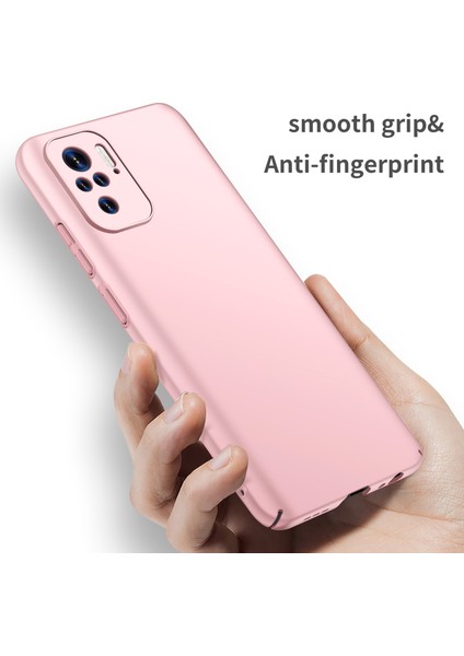 Xiaomi Redmi Note 10 4g/note 10S Düz Renk Anti-Drop Cover Pc Cep Telefon Kılıfı (Yurt Dışından)