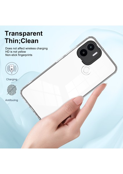Xiaomi Redmi A1+ 4g/redmi A2+ 4g/poco C50 4g Tpu+ Pc Temiz Telefon Kılıf Önleme Önleyici Kapak (Yurt Dışından) fırsatları