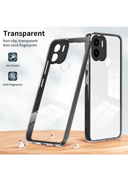 Xiaomi Redmi A1+ 4g/redmi A2+ 4g/poco C50 4g Tpu+ Pc Temiz Telefon Kılıf Önleme Önleyici Kapak (Yurt Dışından) indirimleri