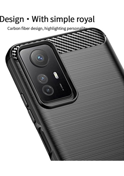 Xiaomi Redmi Note 12S 4g Karbon Fiber Telefon Kılıfı Fırçalanmış Tpu Arka Kapak (Yurt Dışından) modelleri
