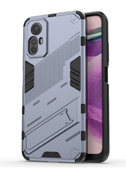 Xiaomi Redmi Note 12S 4g Kickstand Anti-Drop Case Pc + Tpu Şok Geçirmez Telefon Kapağı (Yurt Dışından)