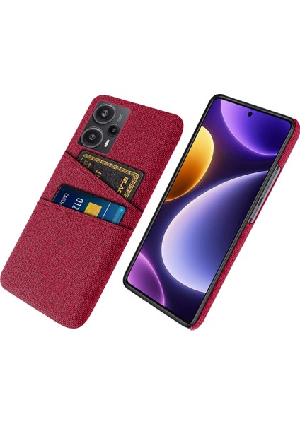 Xiaomi Redmi Note 12 Turbo/poco F5 5g Telefon Kılıfı Sert Pc + Bez Çift Kart Yuvaları Kapak (Yurt Dışından)