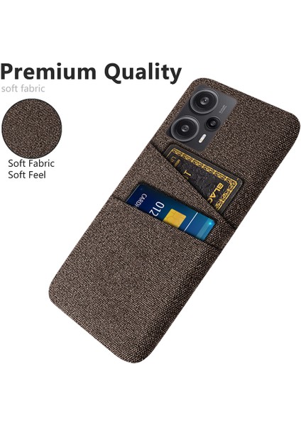 Xiaomi Redmi Note 12 Turbo/poco F5 5g Telefon Kılıfı Sert Pc + Bez Çift Kart Yuvaları Kapak (Yurt Dışından) modelleri