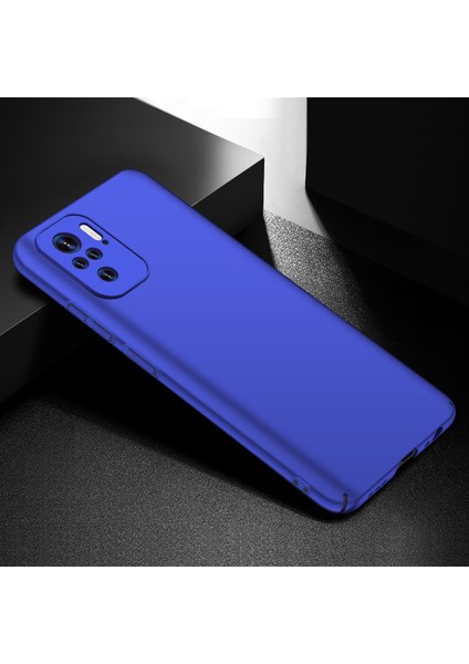 Xiaomi Redmi Note 10 4g/note 10S Düz Renk Anti-Drop Cover Pc Cep Telefon Kılıfı (Yurt Dışından)