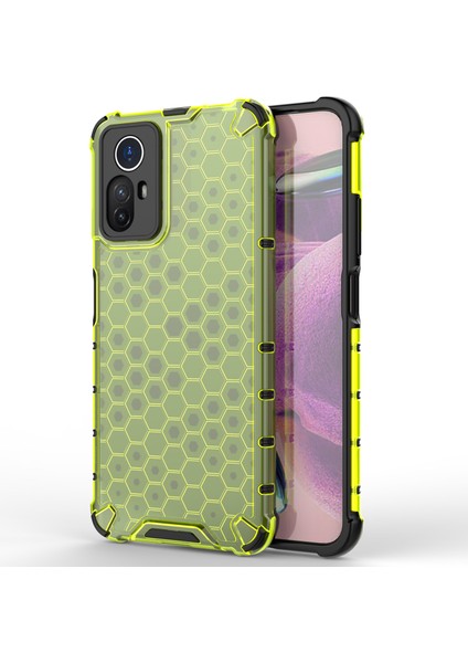 Xiaomi Redmi Note 12S 4g Şok Geçirmez Tpu+Pc Honeycomb Doku Kapak Telefon Kılıfı (Yurt Dışından)