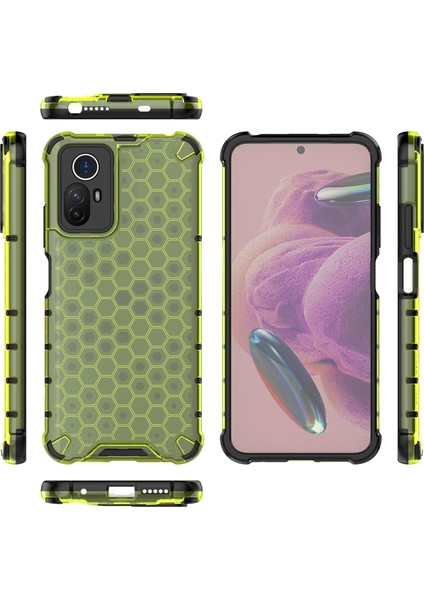 Xiaomi Redmi Note 12S 4g Şok Geçirmez Tpu+Pc Honeycomb Doku Kapak Telefon Kılıfı (Yurt Dışından) indirimleri