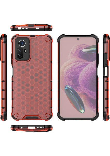 Xiaomi Redmi Note 12S 4g Şok Geçirmez Tpu+Pc Honeycomb Doku Kapak Telefon Kılıfı (Yurt Dışından) indirimleri