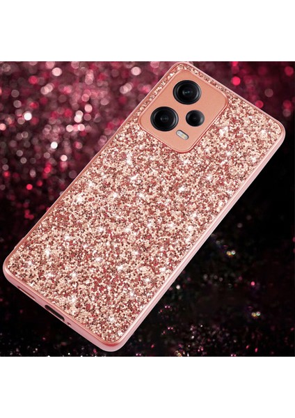 Xiaomi Redmi Note 12 Pro 5g Glitter Pulins Telefon Kılıfı Elektrokaplama Tpu Çerçevesi Pc Şok Geçirmez Kapak (Yurt Dışından) fırsatları