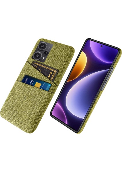 Xiaomi Redmi Note 12 Turbo/poco F5 5g Telefon Kılıfı Sert Pc + Bez Çift Kart Yuvaları Kapak (Yurt Dışından)