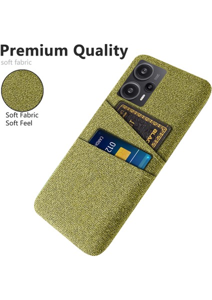 Xiaomi Redmi Note 12 Turbo/poco F5 5g Telefon Kılıfı Sert Pc + Bez Çift Kart Yuvaları Kapak (Yurt Dışından) modelleri