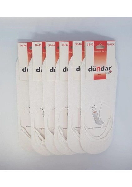 Plus 8214 Unisex Silikonlu Babet Çorap 12 Adet