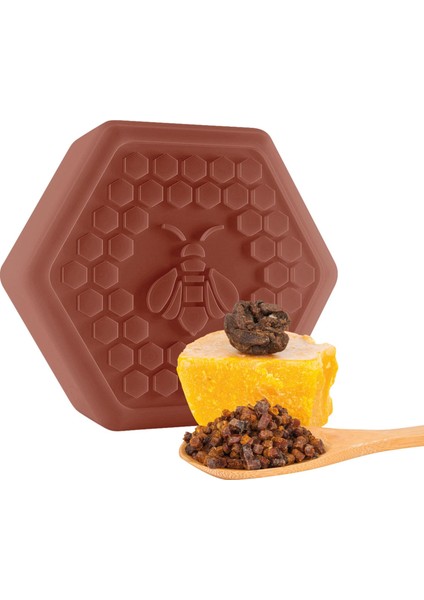 %100 El Yapımı Doğal Yüz ve Vücut Sabunu Propolis Sabunu 125 gr