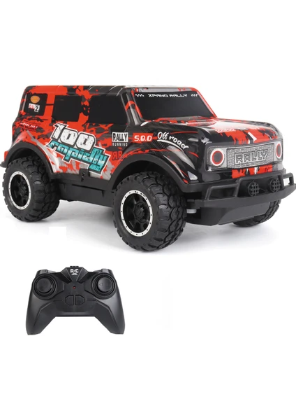 Mofy Baby Full Fonksiyon LED Işıklı Gövde 1:24 Off Road Şarjlı Uzaktan Kumandalı Yarış Arabası