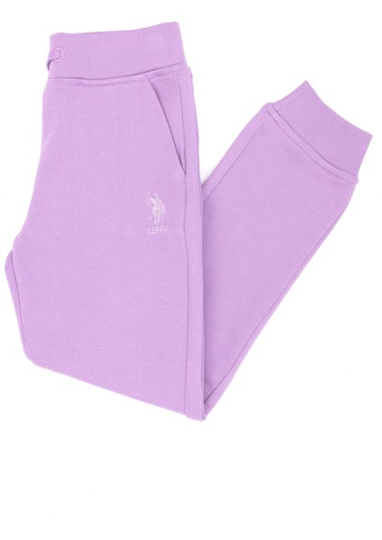 U.S. Polo Assn. Kız Çocuk Lila Örme Pantolon 50272438-VR034