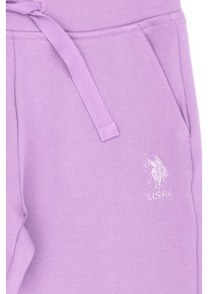 U.S. Polo Assn. Kız Çocuk Lila Örme Pantolon 50272438-VR034