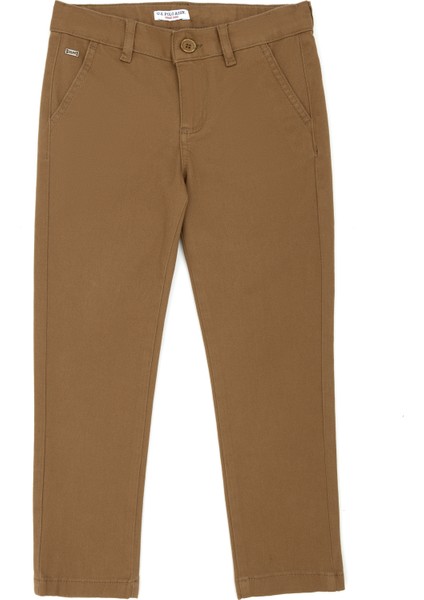 U.S. Polo Assn. Erkek Çocuk Camel Pantolon (Kanvas-Chino) 50271505-VR015