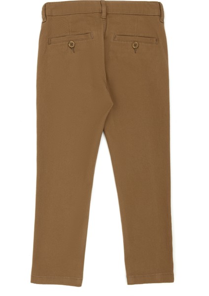 U.S. Polo Assn. Erkek Çocuk Camel Pantolon (Kanvas-Chino) 50271505-VR015