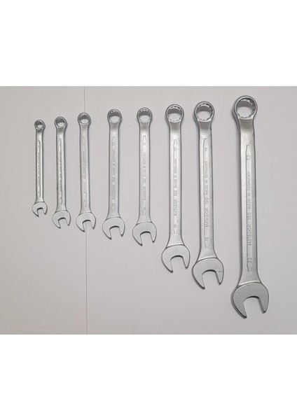 Kombine Anahtar Seti, 8 Adet, 8-22 Mm, Dın 3113 B