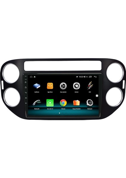 Vw Tiguan Android 10 Multimedya Carplay 2gb Ram + 32GB HDD Navigasyon Ekran