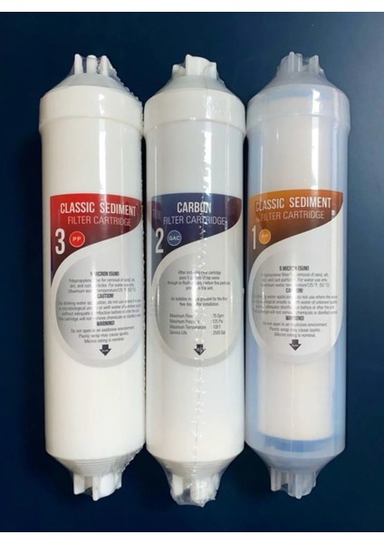 Su Arıtma Cihazlarına Uyumlu 5'li Filtre Seti fiyatları