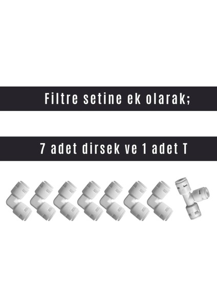 Su Arıtma Cihazlarına Uyumlu 5'li Filtre Seti indirimleri