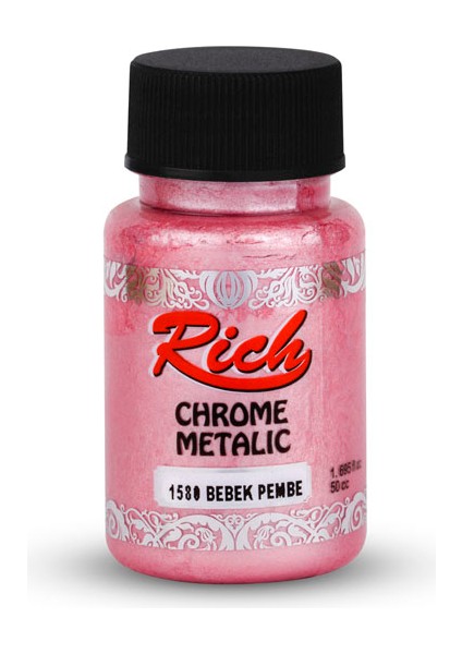Chrome Metalik Akrilik Boya 50 cc