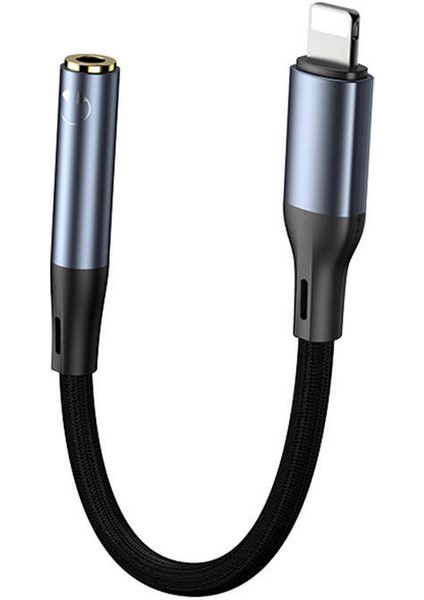 Yesido YAU37 Lightning To Aux Dönüştürücü - Siyah