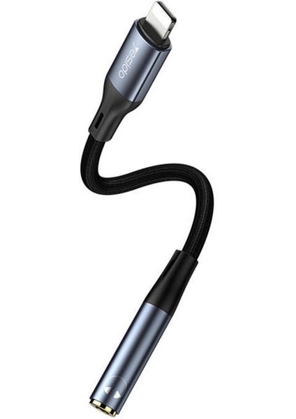 Yesido YAU37 Lightning To Aux Dönüştürücü - Siyah fiyatları