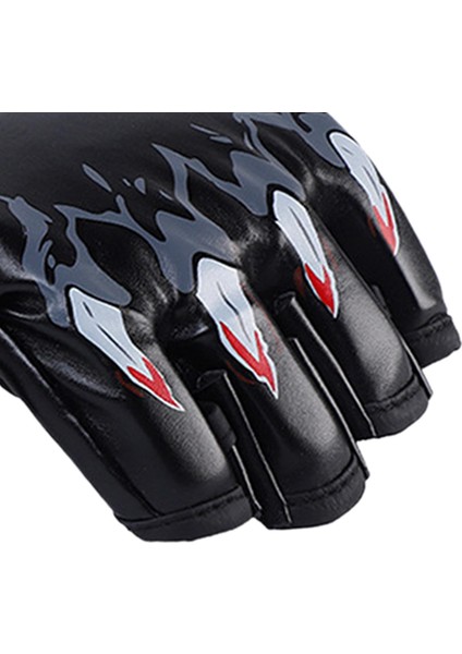 Mma Boks Eldivenleri, Spor Eldivenleri Açık Avuç Içi ve Siyah Pençe Için Hafif Yarım Parmak Eldivenleri (Yurt Dışından) fırsatları