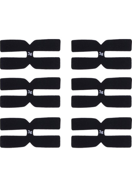 6pcs Tenis Raket Ağırlığı ve Denge 3g Siyah (Yurt Dışından) fırsatları