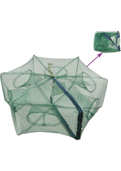 1pcs Balık Avı Kovası Taşınabilir Katlanabilir Piknik Balık 6 Delik Büyük (Yurt Dışından) fırsatları