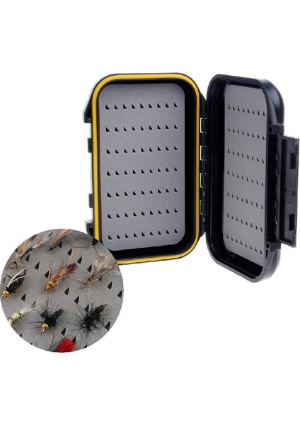 Çift Taraflı Su Geçirmez Sinek Balıkçılık Kutusu Kasa Tutma Sinekleri Perileri Kurutur (Yurt Dışından) fiyatları