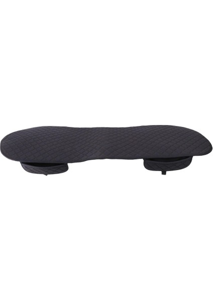 Evrensel Araba Araç Arka Koltuk Yastık Kapağı Koruma Koruma Anti-Slip Dayanıklı Siyah (Yurt Dışından)